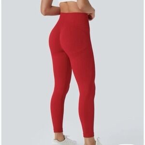 HALARA Red High-Waisted Leggings